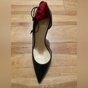 Christian Louboutin Black and Red Heels